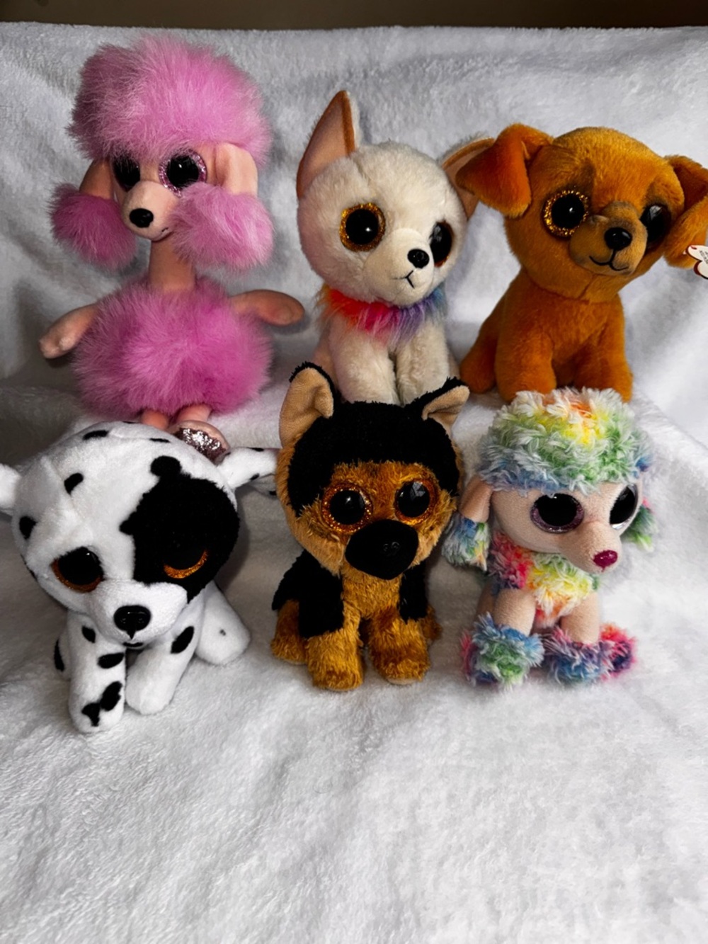 Ty beanie boos bundle of 6 dogs - Multi Color
